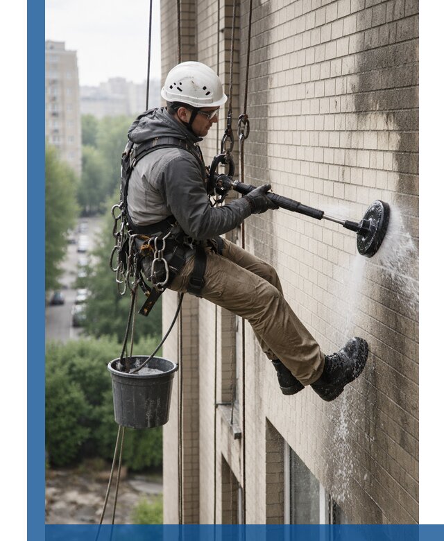 Очистка фасада от копоти в Соли-Илецке профессионально и безопасно