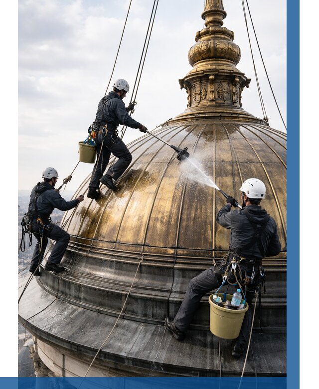 Мойка куполов и шпилей в Соли-Илецке от 8334 р. - заказать | ВЫСОТНИК-Сои