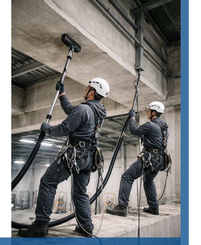 Обеспыливание потолочных конструкций в Соли-Илецке от 260 р. |ВЫСОТНИК-Сои