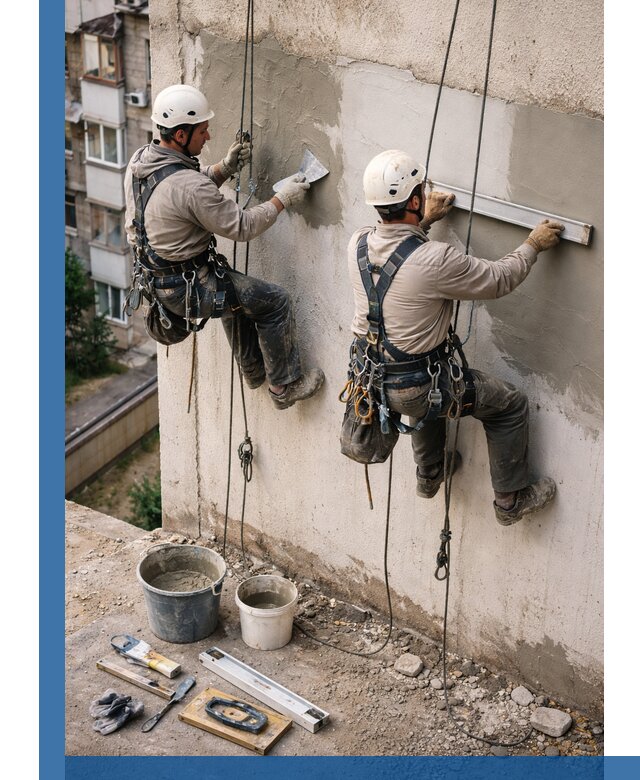 Комплексный ремонт штукатурного фасада с гарантией в Соли-Илецке