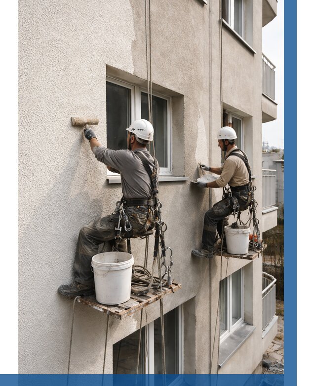 Нанесение короеда на фасад в Соли-Илецке от 469 р. | ВЫСОТНИК-Сои