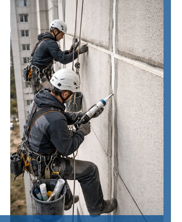 Герметизация межпанельных швов в Соли-Илецке от 729 р. | ВЫСОТНИК-Сои
