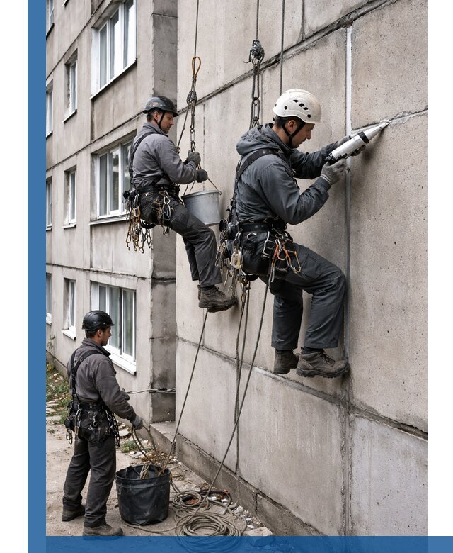 Герметизация межпанельных швов в Соли-Илецке с гарантией герметичности