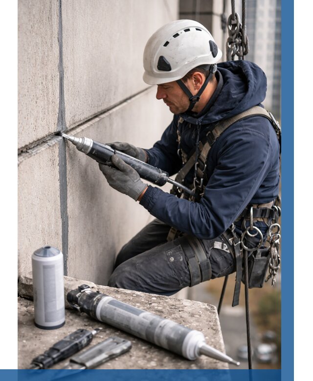 Вторичная герметизация швов в Соли-Илецке от 469 р. | ВЫСОТНИК-Сои