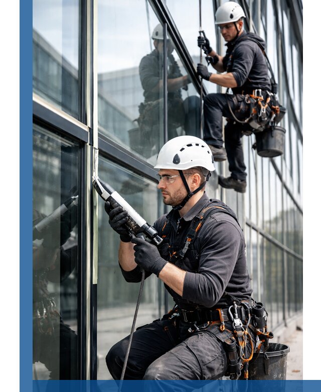 Герметизация витражных швов в Соли-Илецке для зданий и фасадов