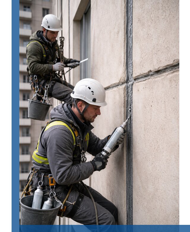 Герметизация деформационных швов фасада в Соли-Илецке качественно