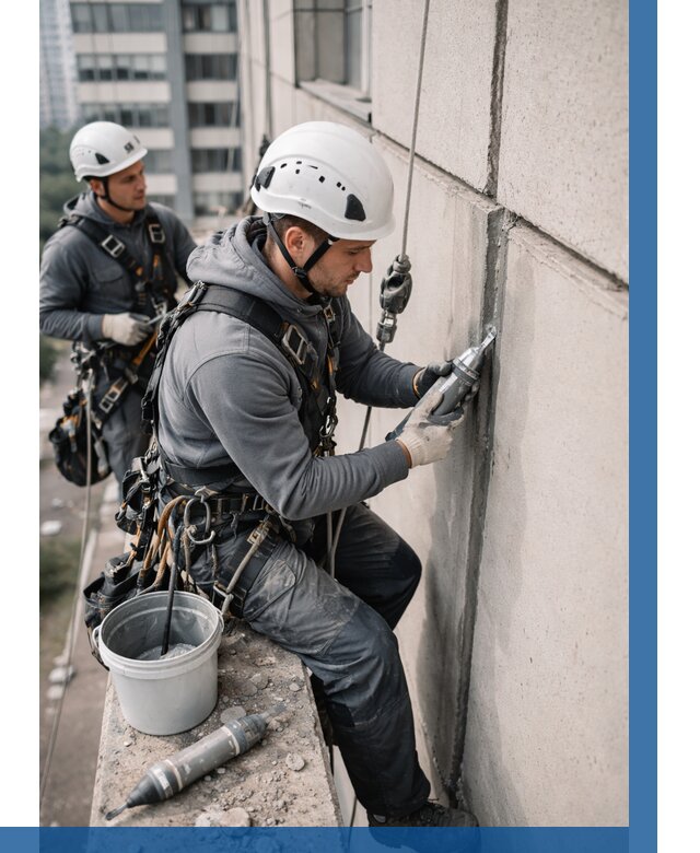 Ремонт деформационных швов здания в Соли-Илецке от 1042 р. | ВЫСОТНИК-Сои