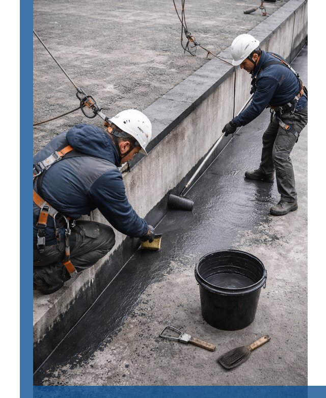 Гидроизоляция кровли жидкой резиной профессионально в Соли-Илецке