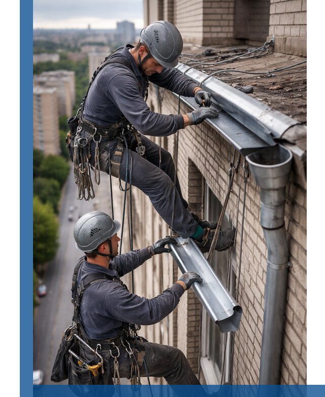 Ремонт водосточных желобов в Соли-Илецке, быстро и качественно