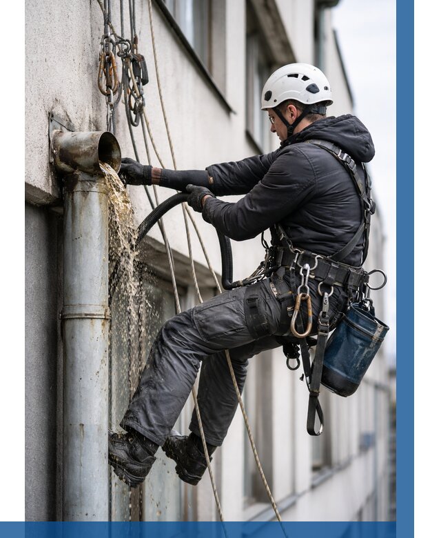 Прочистка водосточных труб в Соли-Илецке от 3646 р. | ВЫСОТНИК-Сои