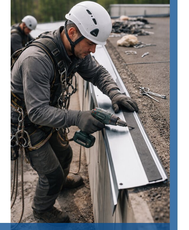 Монтаж капельника на кровле в Соли-Илецке от 313 р. | ВЫСОТНИК-Сои