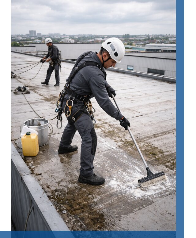 Очистка крыши по графику в Соли-Илецке от 7814 р. | ВЫСОТНИК-Сои