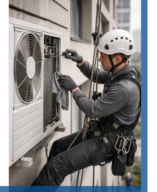 Обслуживание внешнего блока кондиционера в Соли-Илецке от 2813 р.ВЫСОТНИК-Сои