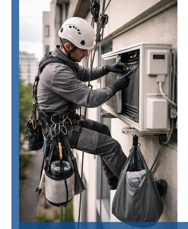 Обслуживание внешнего блока кондиционера в Соли-Илецке профессионально