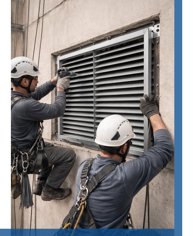 Монтаж вентиляционных решеток в Соли-Илецке от 4688 р. | ВЫСОТНИК-Сои