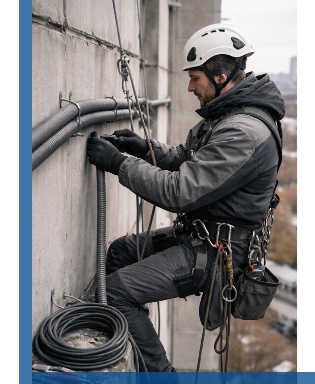 Профессиональный монтаж гофры для кабеля в Соли-Илецке с гарантией