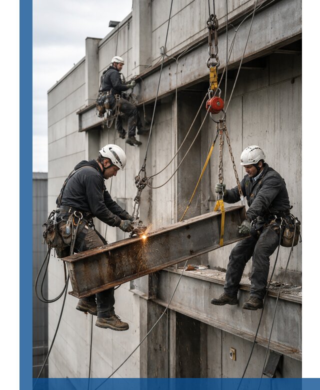 Демонтаж металлоконструкций на высоте в Соли-Илецке под ключ