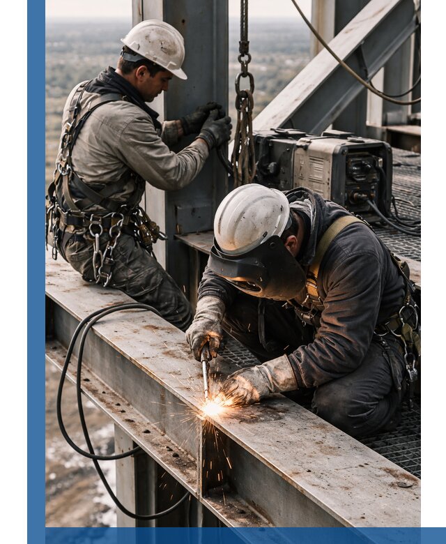 Высотные сварочные работы в Соли-Илецке для промышленных объектов