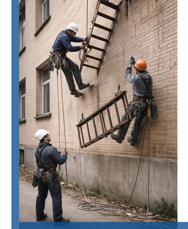 Демонтаж пожарной лестницы в Соли-Илецке быстро и безопасно