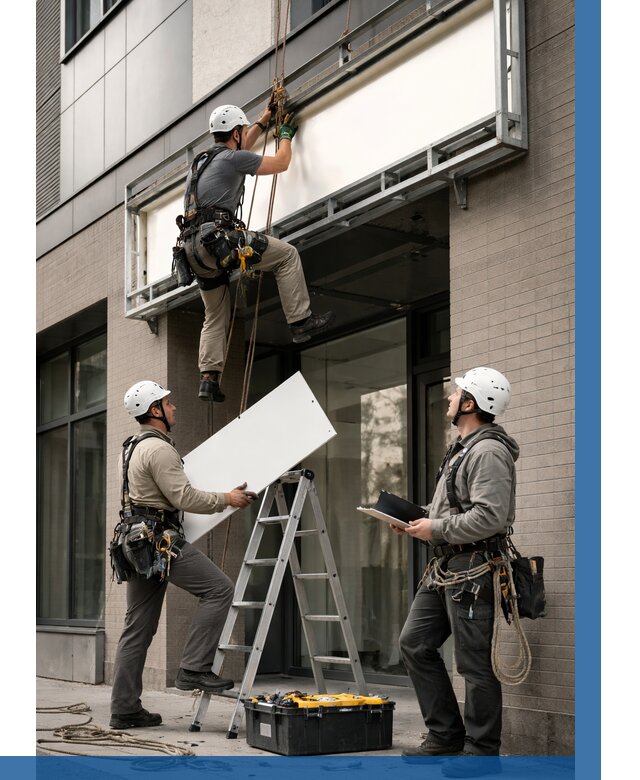 Монтаж светового короба в Соли-Илецке от 6772 р. | ВЫСОТНИК-Сои