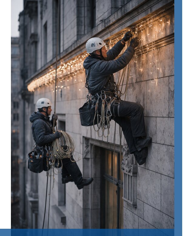 Монтаж новогодней иллюминации в Соли-Илецке от 8855 р. | ВЫСОТНИК-Сои