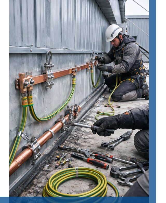 Монтаж заземления здания в Соли-Илецке от 26045 р. | ВЫСОТНИК-Сои