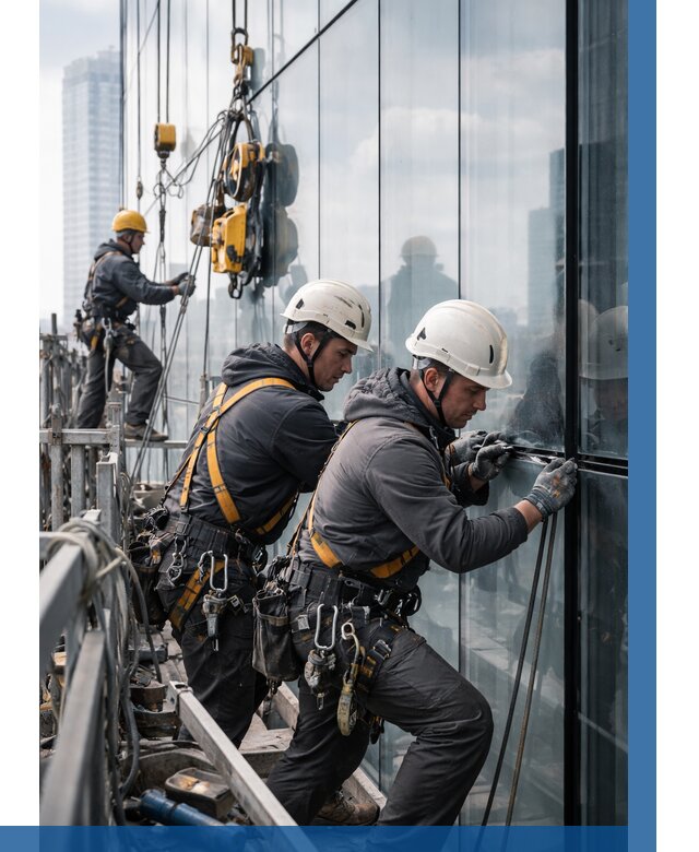 Структурное остекление фасадов в Соли-Илецке от 9897 р. | ВЫСОТНИК-Сои