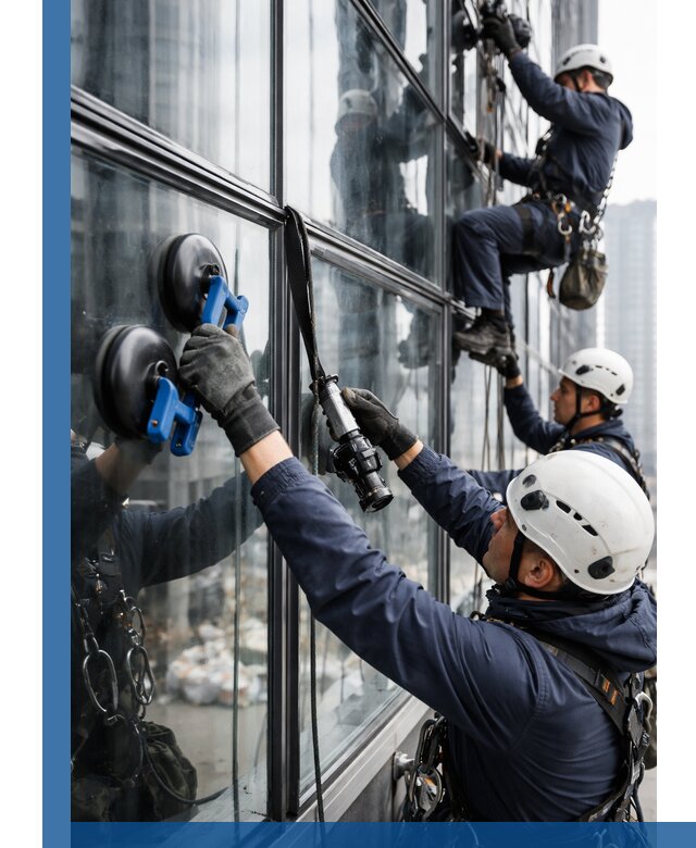 Радиусное остекление фасадов под ключ в Соли-Илецке с гарантиями