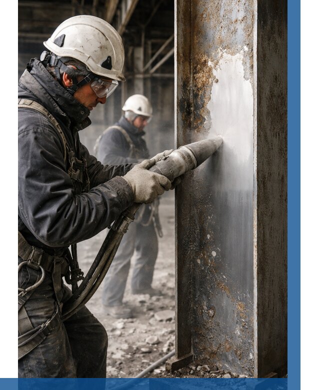 Удаление старой краски с металла в Соли-Илецке от 469 р. | ВЫСОТНИК-Сои