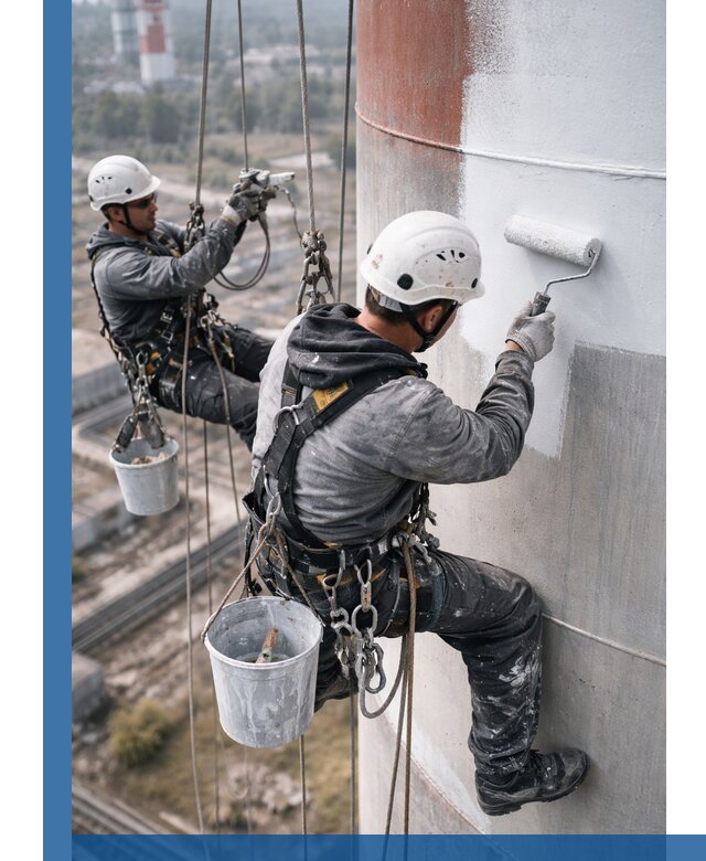 Покраска дымовых труб в Соли-Илецке: антикоррозийная защита и восстановление