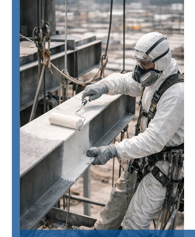 Профессиональная огнезащитная обработка металлоконструкций в Соли-Илецке