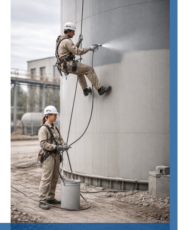 Покраска резервуаров в Соли-Илецке от 1250 р. | ВЫСОТНИК-Сои — заказать