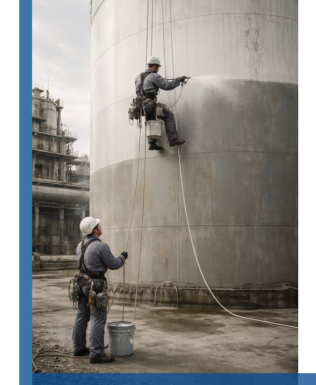 Покраска стальных резервуаров и емкостей в Соли-Илецке профессионально