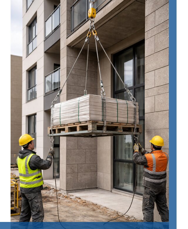 Подъем керамогранита на этаж в Соли-Илецке от 3646 р. | ВЫСОТНИК-Сои