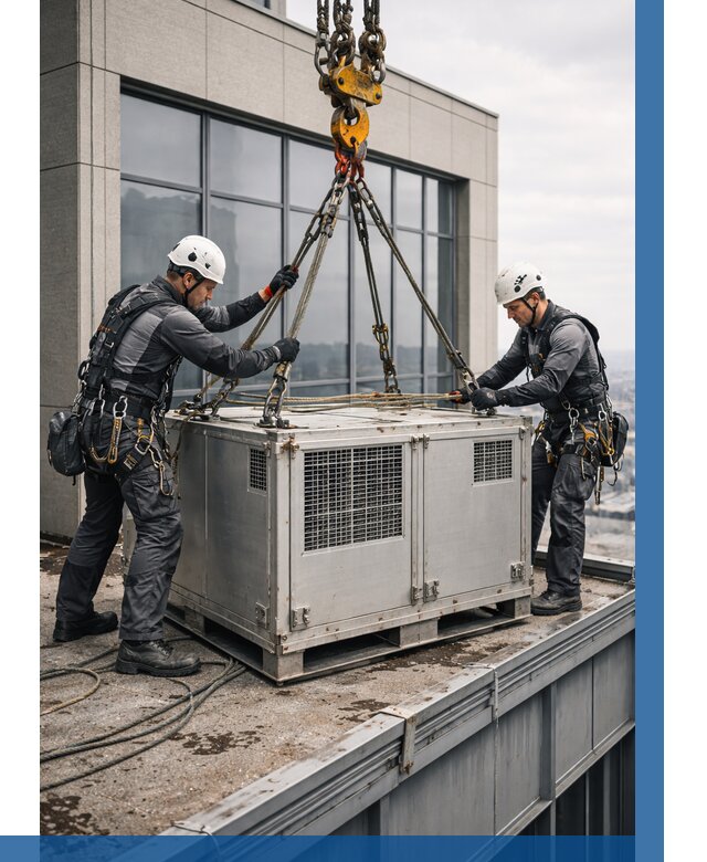 Такелажные работы на высоте в Соли-Илецке от 8334 р. | ВЫСОТНИК-Сои