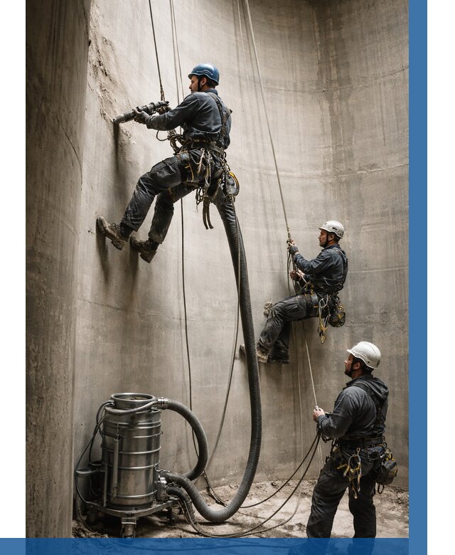 Зачистка силосов в Соли-Илецке от 4688 р. Договор и смета ВЫСОТНИК-Сои