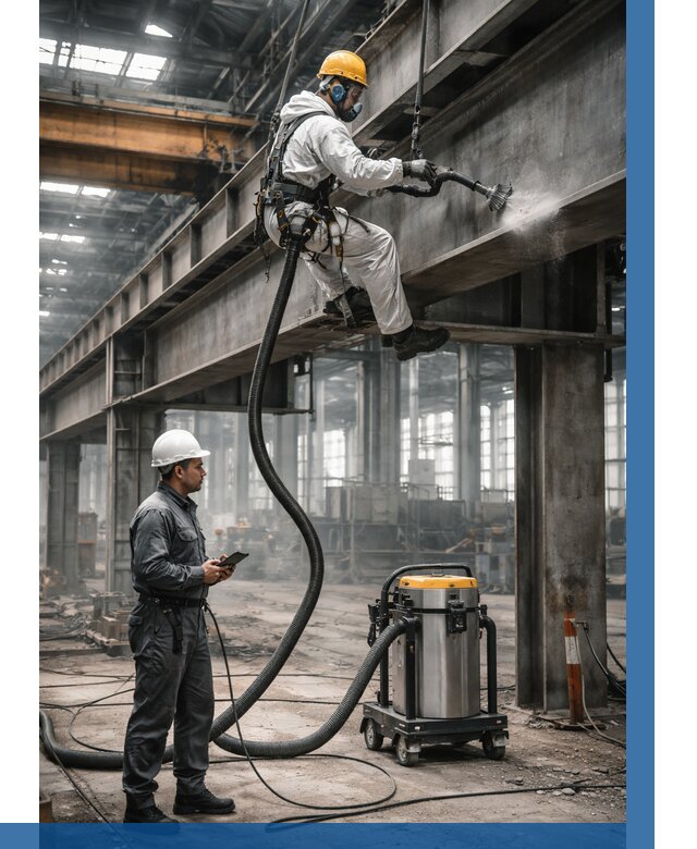 Обеспыливание конструкций в цехе в Соли-Илецке от 4376 р. | ВЫСОТНИК-Сои