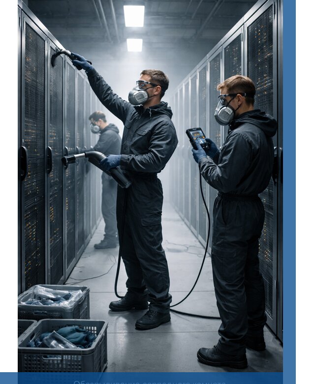 Обеспыливание серверной комнаты в Соли-Илецке от 4688 р. | ВЫСОТНИК-Сои