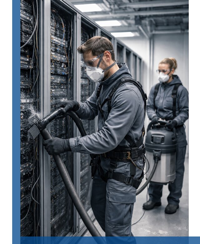 Обеспыливание серверной комнаты в Соли-Илецке, профессиональная очистка