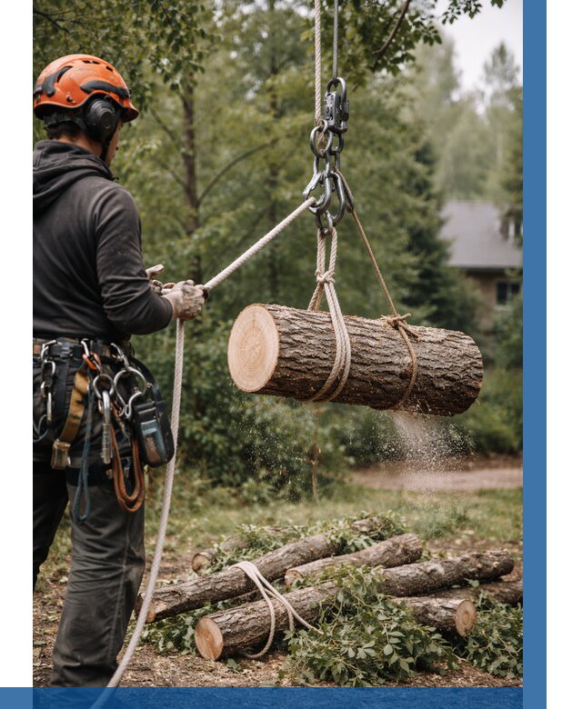 Валка деревьев частями в Соли-Илецке от 7814 р. | ВЫСОТНИК-Сои