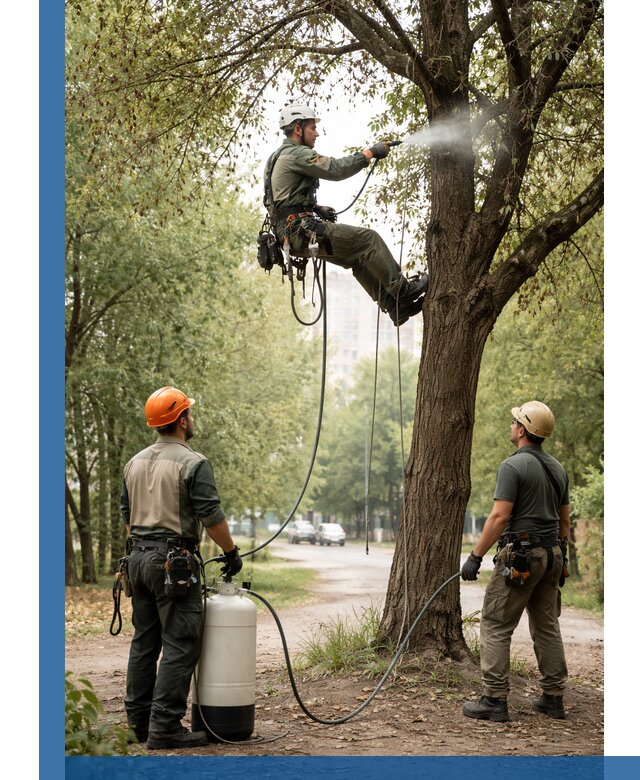 Обработка деревьев от вредителей в Соли-Илецке профессиональная защита