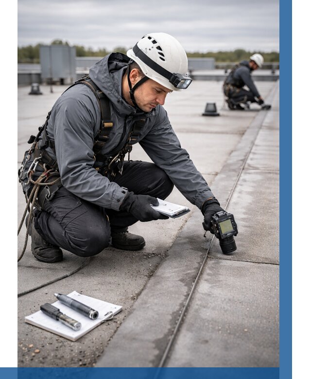 Обследование кровли на протечки в Соли-Илецке от 4688 р. | ВЫСОТНИК-Сои